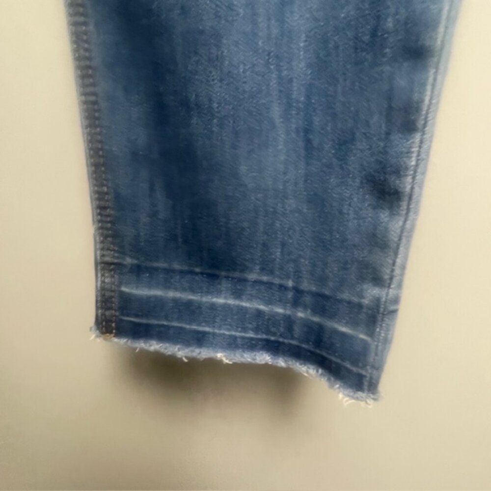 Indigo Thread Boho Patchwork W/Frayed Raw Hem Wom… - image 6